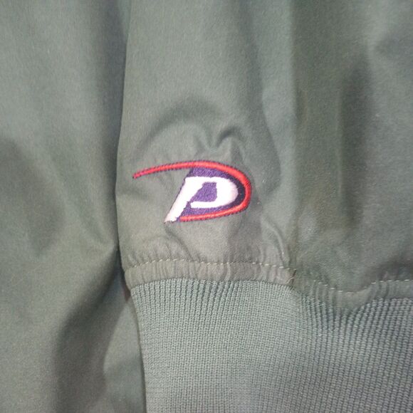 Colorado State Rams Windbreaker Pullover Green Spellout Pro Player Sz XL NCAA - Picture 6 of 10